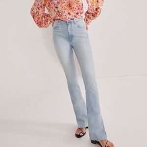 Favorite Daughter The Valentina Tower Super High Rise Jean in Aster